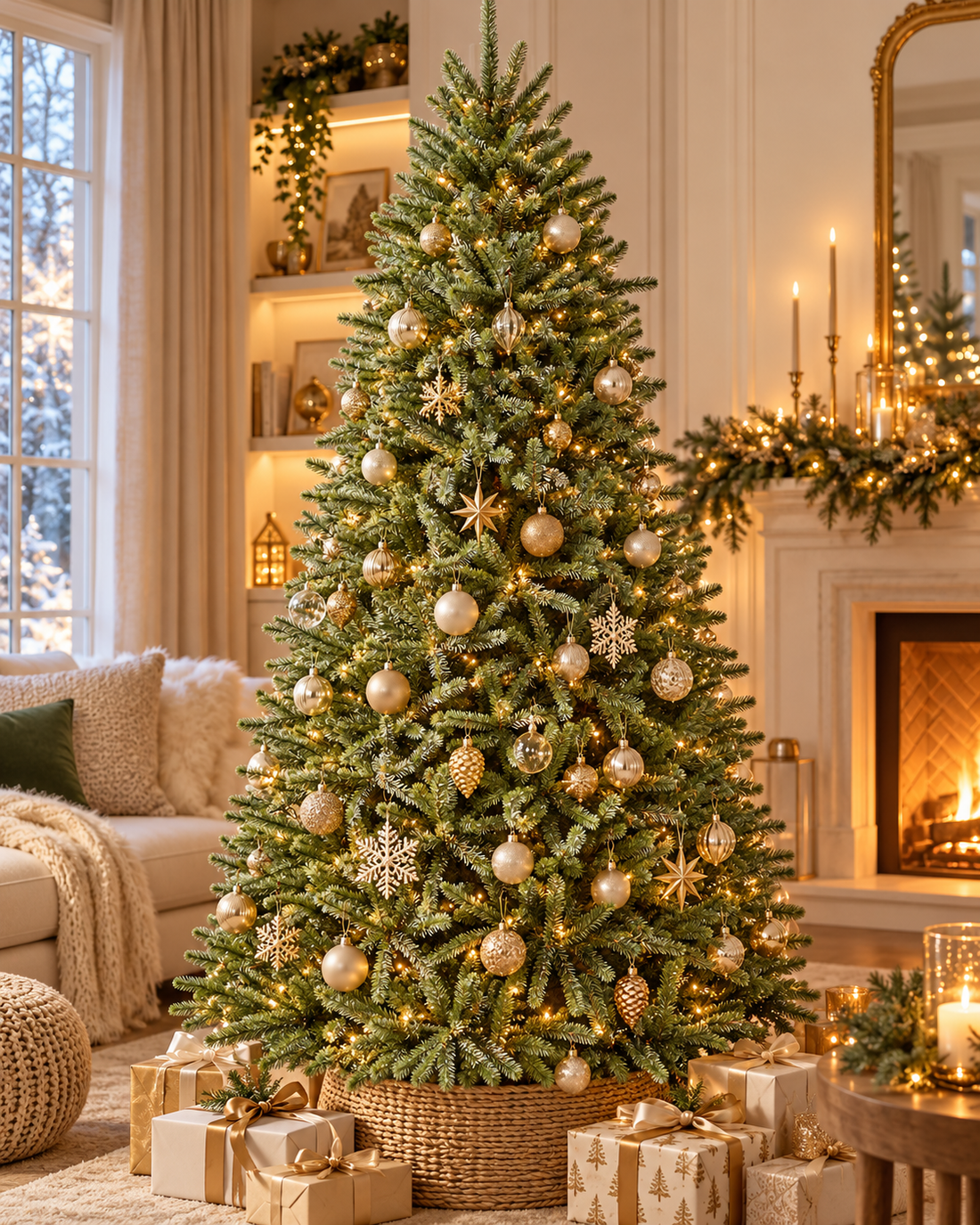 Sapin de Noël Artificiel Épicéa Bleu Royal